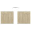 vidaXL Μπουφές Sonoma Δρυς 160 x 36 x 75 εκ. από Επεξ. Ξύλο