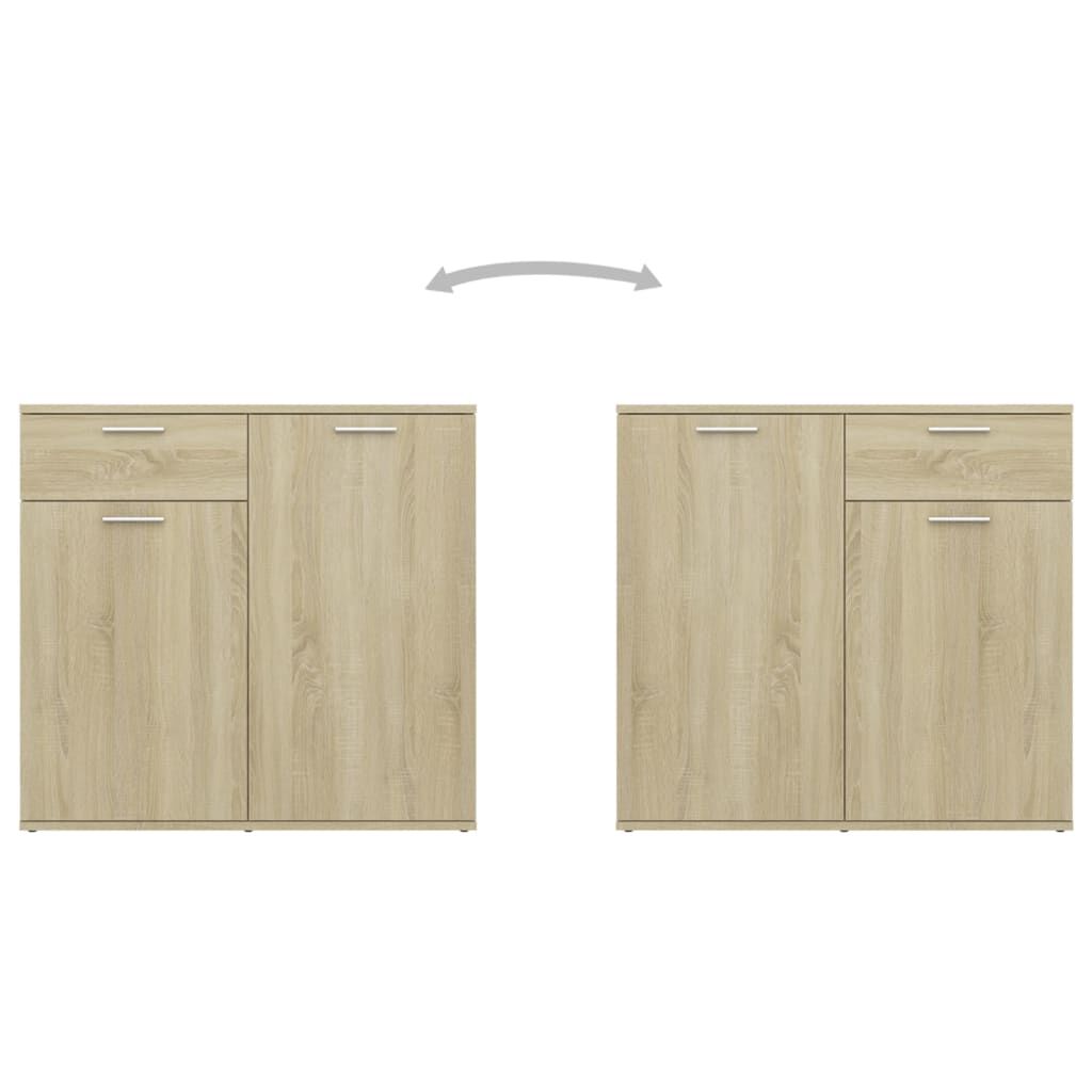 vidaXL Μπουφές Sonoma Δρυς 160 x 36 x 75 εκ. από Επεξ. Ξύλο