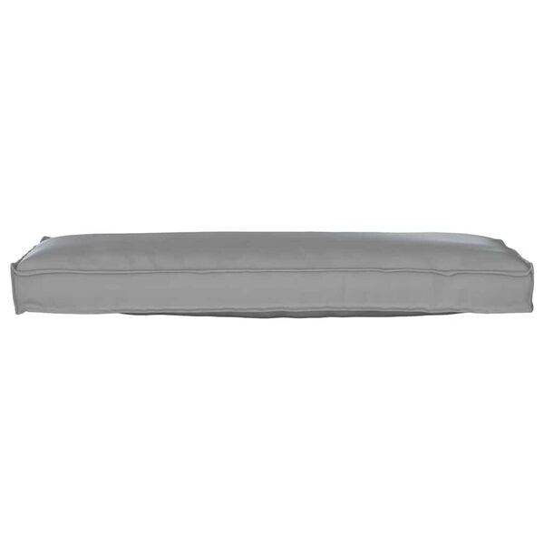 vidaXL Μαξιλάρι παλέτας για πάγκο Γκρι 120 x 40 x 8 εκ Ύφασμα Oxford