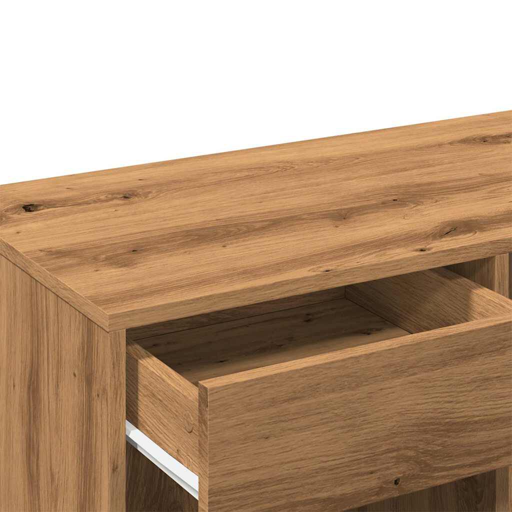 vidaXL Ντουλάπι καλλυντικών Artisan Oak 80x40x75cm Κατασκευασμένο ξύλο