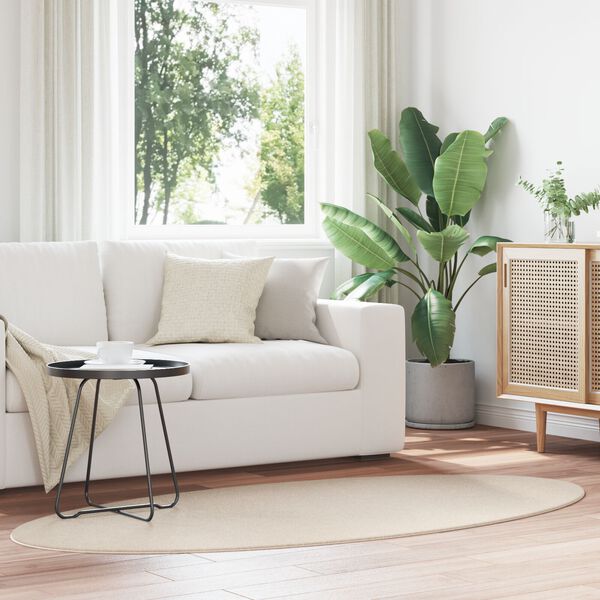 vidaXL Χαλί HUARTE Μπεζ 100 x 200 cm Πολυεστέρας