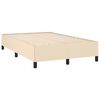 vidaXL &Kappa;&rho;&epsilon;&beta;ά&tau;&iota; Boxspring &mu;&epsilon; &Sigma;&tau;&rho;ώ&mu;&alpha; &Kappa;&rho;&epsilon;&mu; 120x190 &epsilon;&kappa;. &Upsilon;&phi;&alpha;&sigma;&mu;ά&tau;&iota;&nu;&omicron;