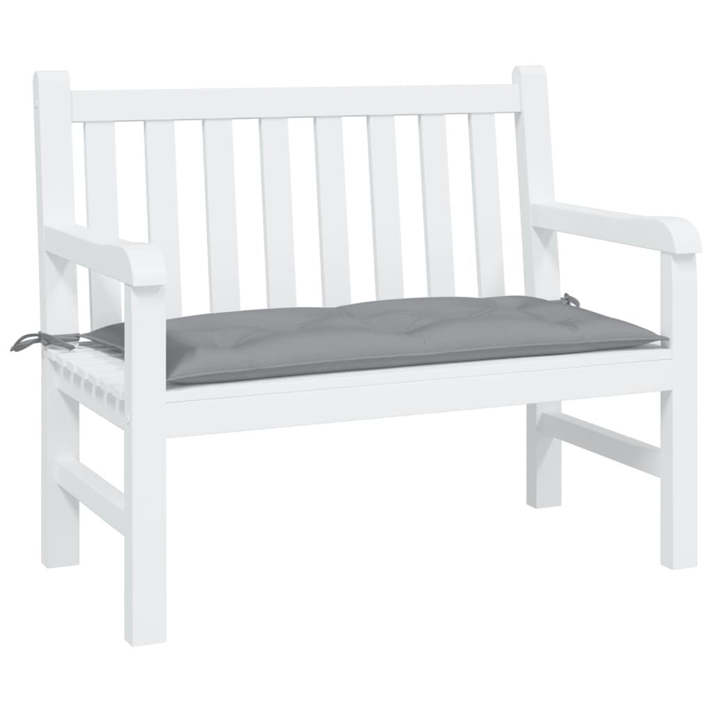 vidaXL Μαξιλάρι Πάγκου Κήπου Γκρι 100x50x7 εκ. Ύφασμα Oxford