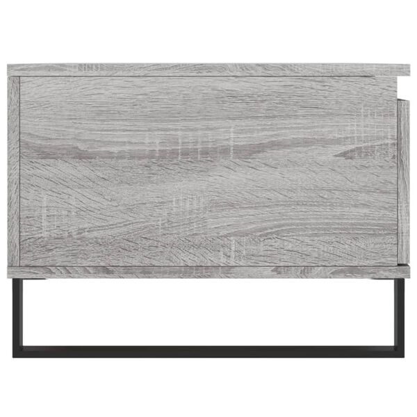 vidaXL Τραπεζάκι Σαλονιού Γκρι Sonoma 90x50x36,5εκ. Επεξεργασμένο Ξύλο