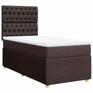 vidaXL &Kappa;&rho;&epsilon;&beta;ά&tau;&iota; Boxspring &mu;&epsilon; &Sigma;&tau;&rho;ώ&mu;&alpha; &Sigma;&kappa;&omicron;ύ&rho;&omicron; &Kappa;&alpha;&phi;έ 90x190 &epsilon;&kappa;. &Upsilon;&phi;&alpha;&sigma;&mu;ά&tau;&iota;&nu;&omicron;