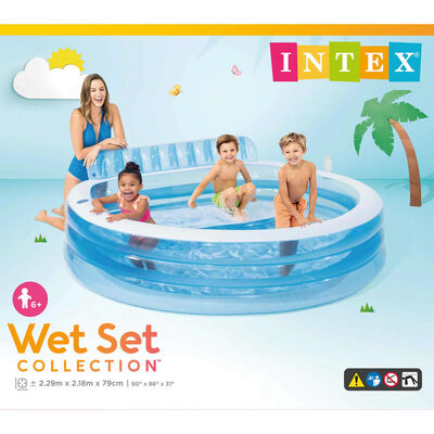 Intex Πισίνα Φουσκωτή Swim Center Family Lounge Pool 57190NP