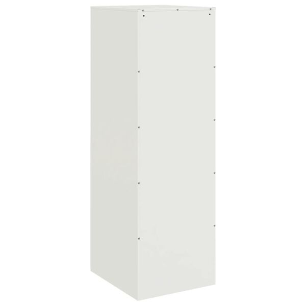 vidaXL Μπουφές Λευκός 34,5x39x107 εκ. από Ατσάλι