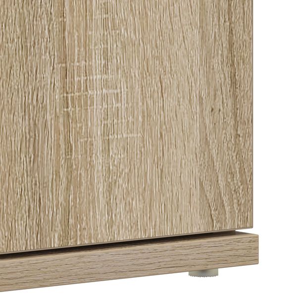 vidaXL Ντουλάπι Παπουτσιών Σονομά Οάκ 80x39x180 εκ Επεξεργασμένο Ξύλο