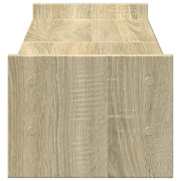 vidaXL Βάση Οθόνης Sonoma Δρυς 100x27x20 εκ. από Επεξ. Ξύλο