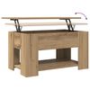 vidaXL Τραπεζάκι σαλονιού Artisan Oak 79x49x41 cm Κατασκευασμένο ξύλο
