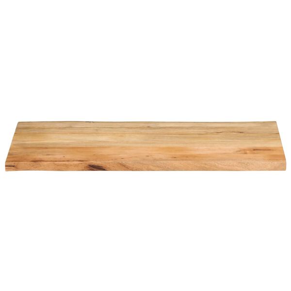 vidaXL Επιφάνεια Τραπεζιού 110x60x2,5 εκ. Live Edge Μασίφ Ξύλο Μάνγκο