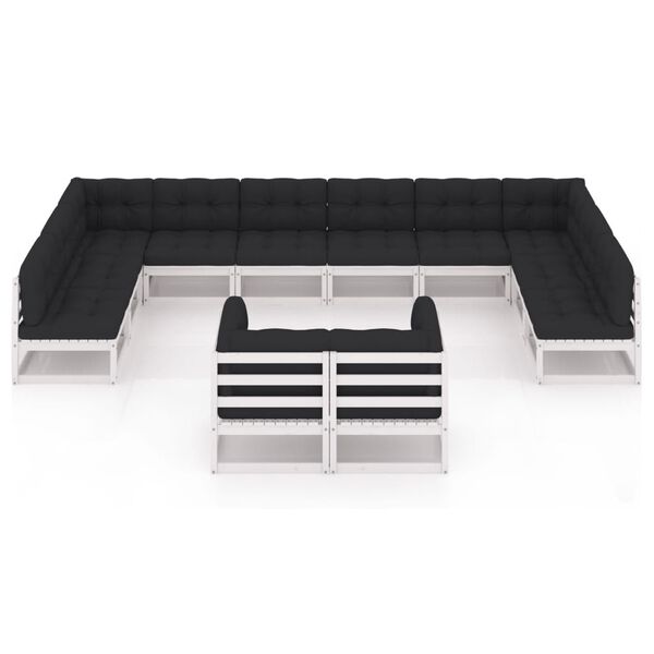 vidaXL &Sigma;&alpha;&lambda;ό&nu;&iota; &Kappa;ή&pi;&omicron;&upsilon; 12 &tau;&epsilon;&mu;. &Lambda;&epsilon;&upsilon;&kappa;ό &alpha;&pi;ό &Mu;&alpha;&sigma;ί&phi; &Xi;ύ&lambda;&omicron; &Pi;&epsilon;ύ&kappa;&omicron;&upsilon; &mu;&epsilon; &Mu;&alpha;&xi;&iota;&lambda;ά&rho;&iota;&alpha;