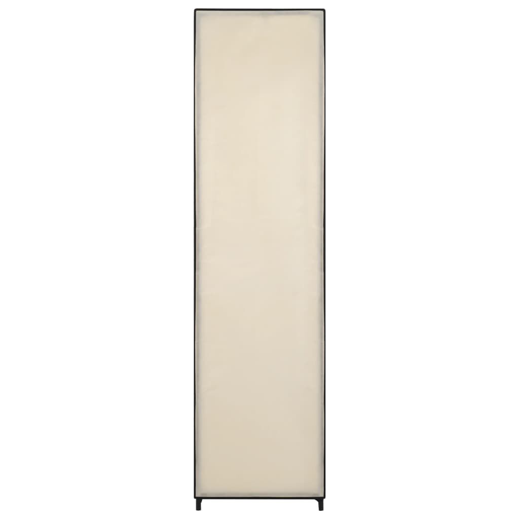 vidaXL Ντουλάπα με 4 Αποθηκευτικά Τμήματα Κρεμ 175 x 45 x 170 εκ.