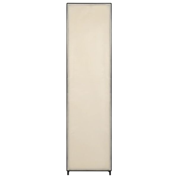 vidaXL Ντουλάπα με 4 Αποθηκευτικά Τμήματα Κρεμ 175 x 45 x 170 εκ.