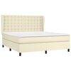 vidaXL &Kappa;&rho;&epsilon;&beta;ά&tau;&iota; Boxspring &mu;&epsilon; &Sigma;&tau;&rho;ώ&mu;&alpha; &Kappa;&rho;&epsilon;&mu; 180x200 &epsilon;&kappa;. &Sigma;&upsilon;&nu;&theta;&epsilon;&tau;&iota;&kappa;ό &Delta;έ&rho;&mu;&alpha;