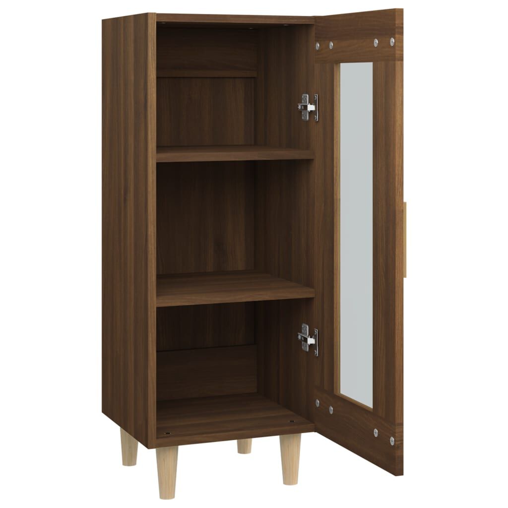 vidaXL Ντουλάπι Καφέ Δρυς 34,5 x 34 x 90 εκ. Επεξεργασμένο Ξύλο