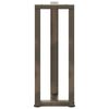 vidaXL Πόδια Κονσόλας σε Σχήμα Τ, 2 τεμ. Μαύρο 25x28x(72-73) εκ. Ατσάλι