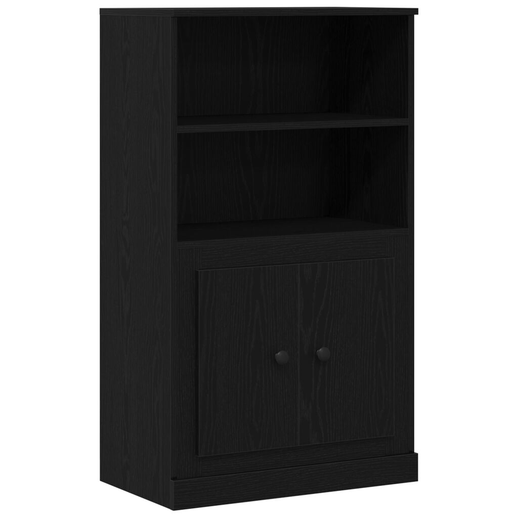 vidaXL Υψηλή ντουλάπα Μαύρη Δρυός 60x35.5x103.5 εκ. Επεξεργασμένο Ξύλο