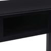 vidaXL Γραφείο Μαύρο 110 x 45 x 76 εκ. Ξύλινο