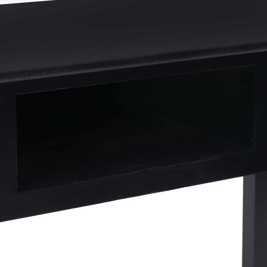 vidaXL Γραφείο Μαύρο 110 x 45 x 76 εκ. Ξύλινο