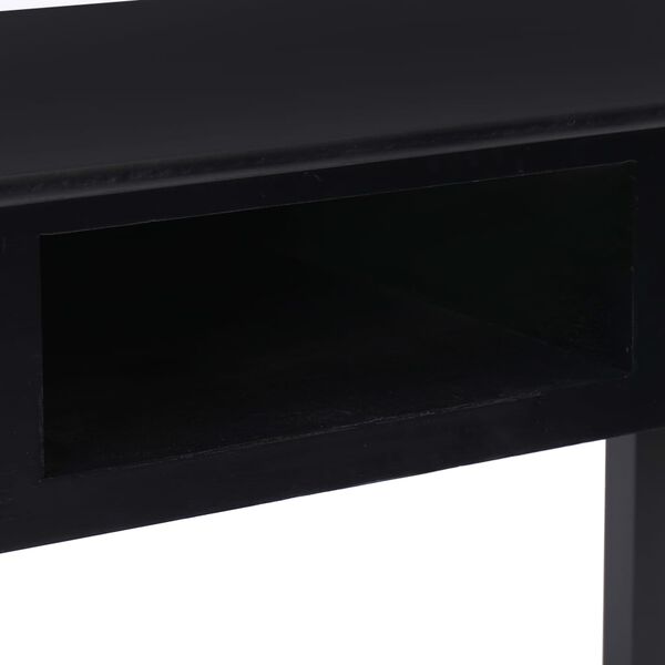 vidaXL Γραφείο Μαύρο 110 x 45 x 76 εκ. Ξύλινο