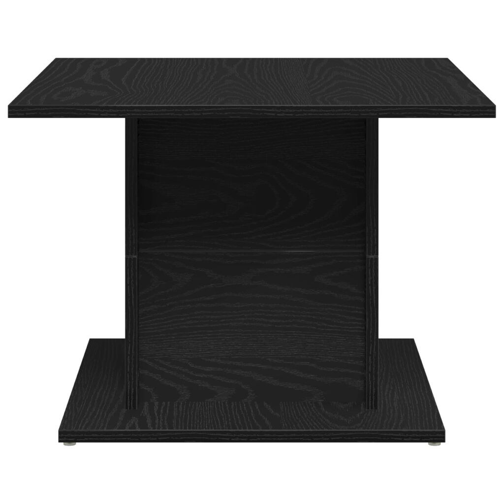 vidaXL Τραπεζάκι σαλονιού Μαύρη δρυς 55.5 x 55.5 x 40 cm
