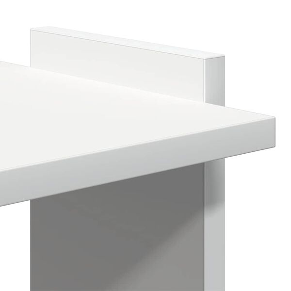 vidaXL Βιβλιοθήκη 3 επιπέδων Λευκό 60x30x120 cm Ξύλινη κατασκευή