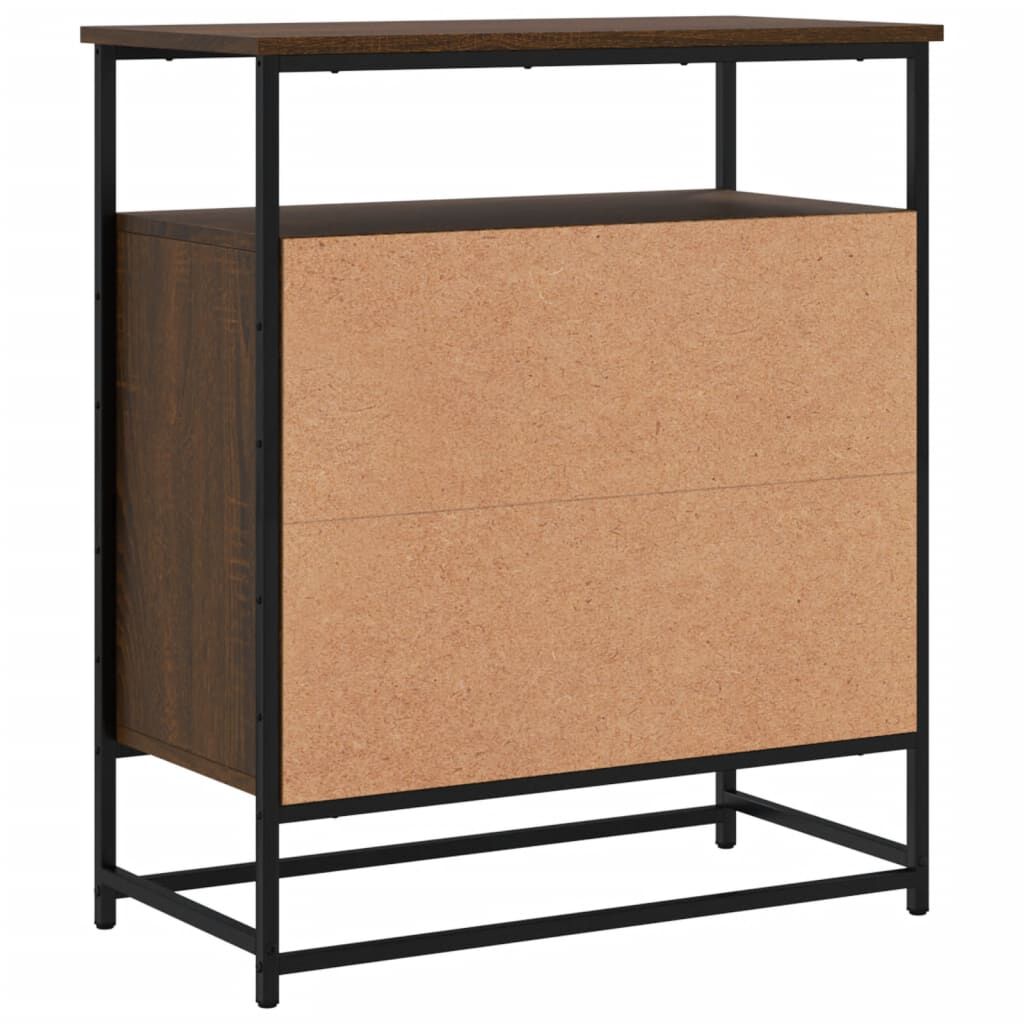 vidaXL Μπουφές Καφέ Δρυς 69x35x80 εκ. από Επεξεργασμένο Ξύλο
