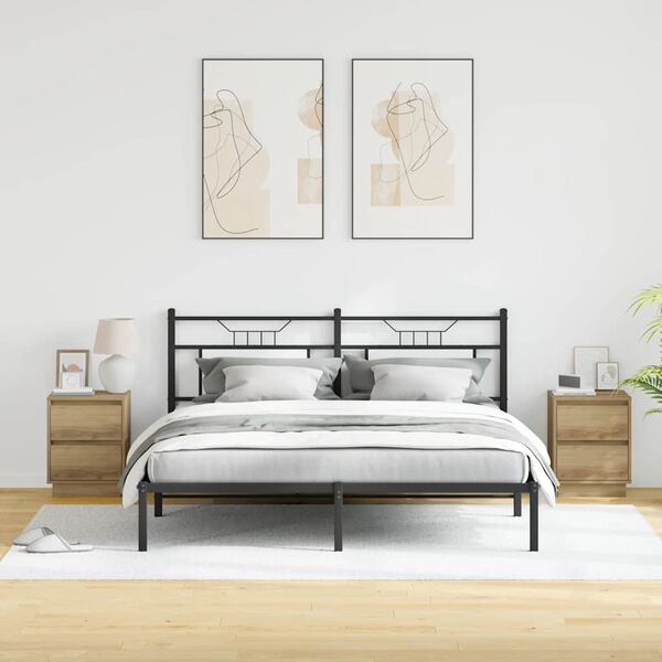 vidaXL &Kappa;&omicron;&mu;&omicron;&delta;ί&nu;&omicron; &mu;&epsilon; &sigma;&upsilon;&rho;&tau;ά&rho;&iota; 2 pcs Artisan Oak 39 x 34,5 x 50 &epsilon;&kappa;.