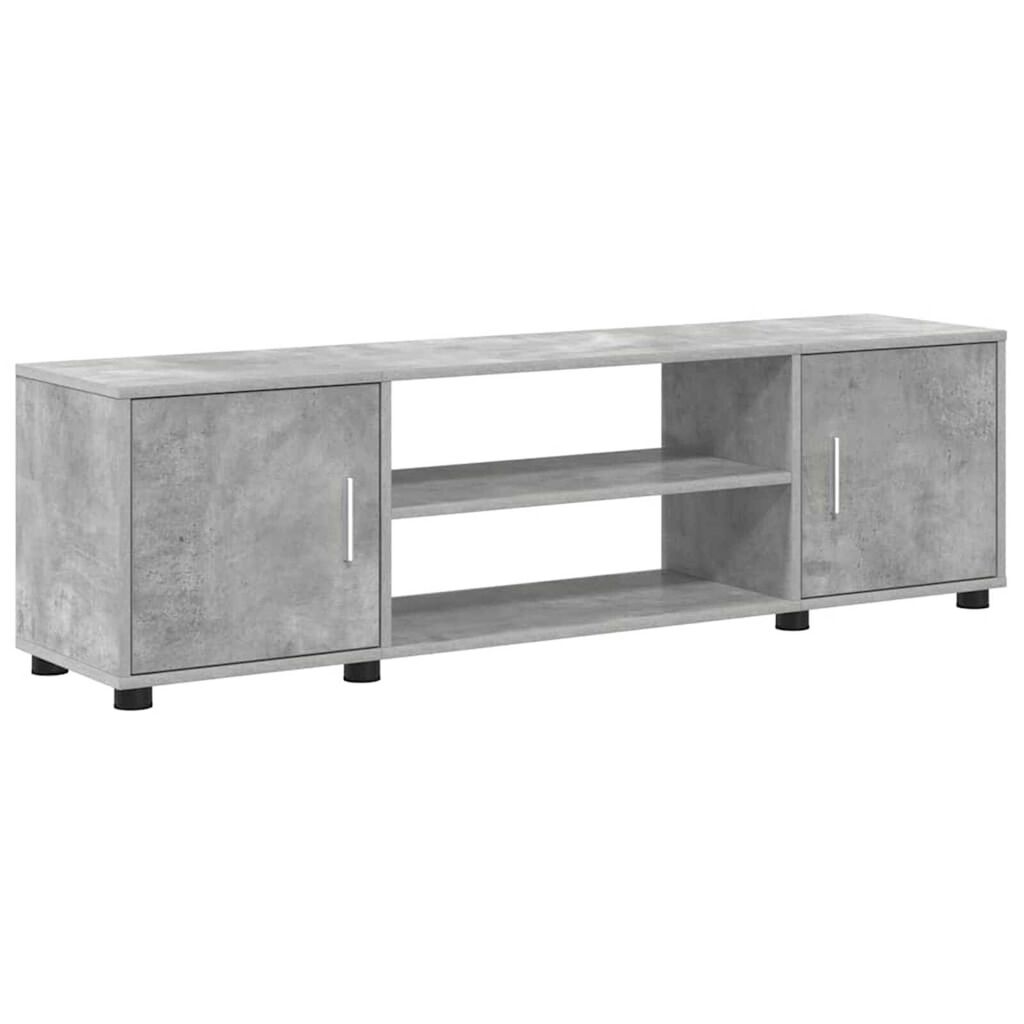 vidaXL Σετ 4 τεμαχίων για ντουλάπα τηλεόρασης 4 pcs Γκρι σκυροδέματος