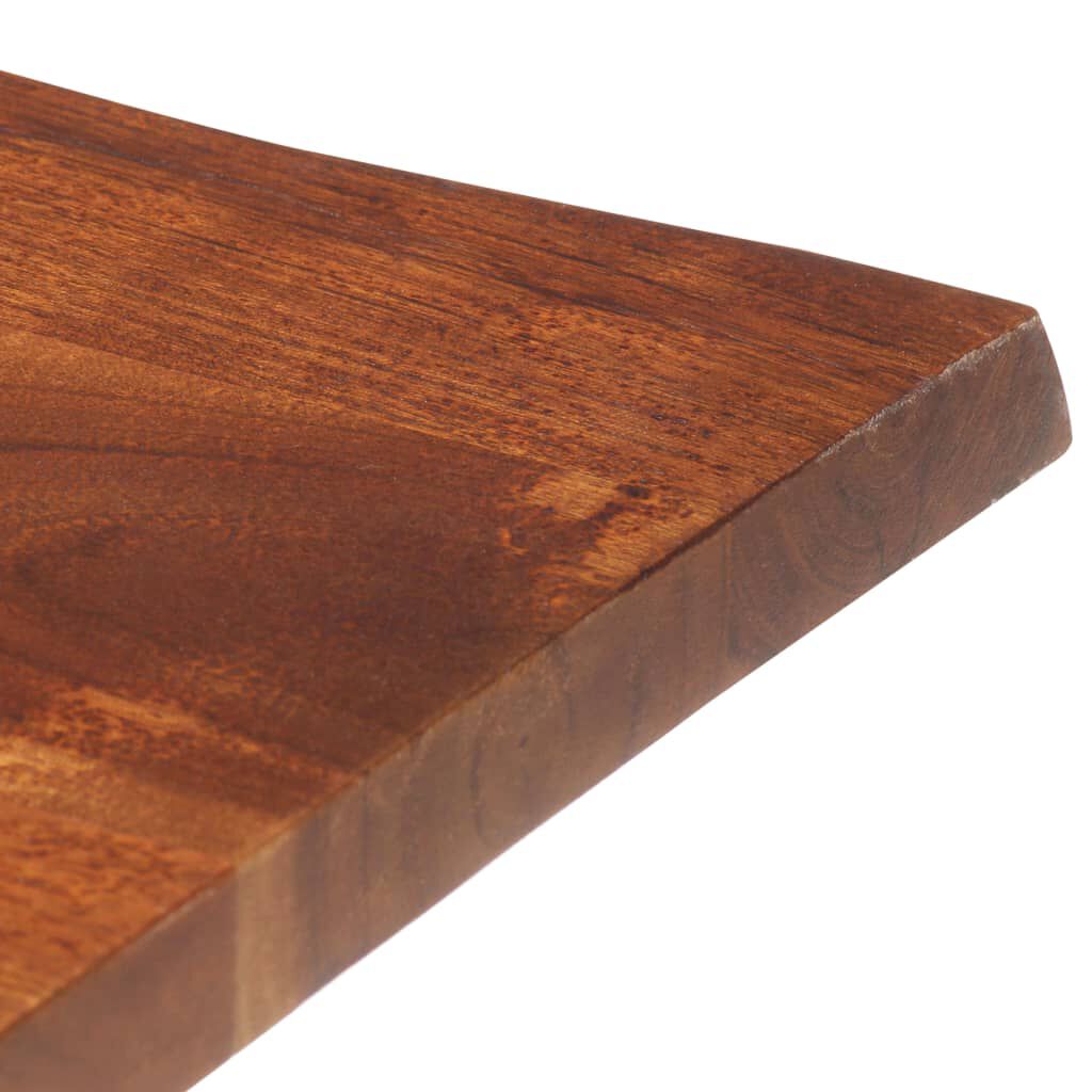 vidaXL Τραπεζάκι Σαλονιού Live Edge 60x60x40 εκ. Μασίφ Ξύλο Ακακίας