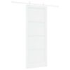 vidaXL &Sigma;&upsilon;&rho;ό&mu;&epsilon;&nu;&eta; &Pi;ό&rho;&tau;&alpha; 83 x 211 cm &Epsilon;&pi;&epsilon;&xi;&epsilon;&rho;&gamma;&alpha;&sigma;&mu;έ&nu;&omicron; &Xi;ύ&lambda;&omicron; &Lambda;&epsilon;&upsilon;&kappa;ό