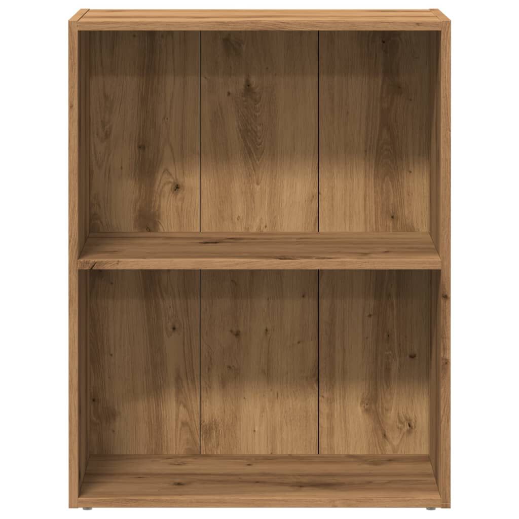 vidaXL Βιβλιοθήκη Αρτισιανή Δρυς 60x30x77 εκ. από Επεξεργασμένο Ξύλο