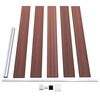 vidaXL Πάνελ Περίφραξης Καφέ 175 x 105 εκ. από WPC