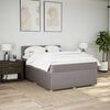 vidaXL &Kappa;&rho;&epsilon;&beta;ά&tau;&iota; Boxspring &mu;&epsilon; &Sigma;&tau;&rho;ώ&mu;&alpha; Taupe 140x190 &epsilon;&kappa;. &Upsilon;&phi;&alpha;&sigma;&mu;ά&tau;&iota;&nu;&omicron;