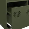vidaXL Ντουλάπι Πράσινο Λαδί 68x39x103,5 εκ. από Ατσάλι