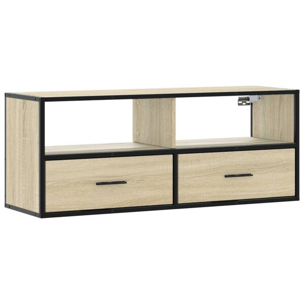 vidaXL Έπιπλο Τηλεόρασης Sonoma Δρυς 100x31x39,5 εκ. Επεξ. Ξύλο