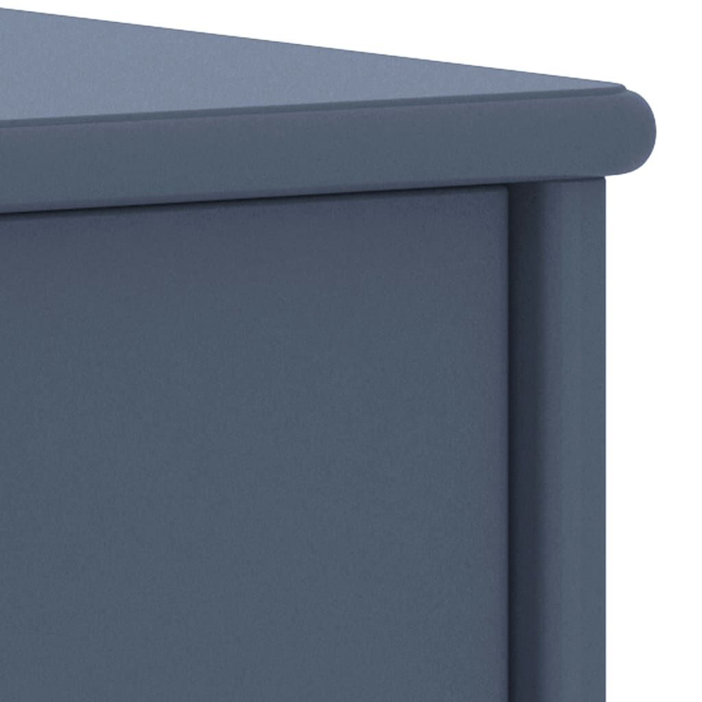 vidaXL Κομοδίνο Ανοιχτό Γκρι 35 x 30 x 40 εκ. Μασίφ Ξύλο Πεύκου