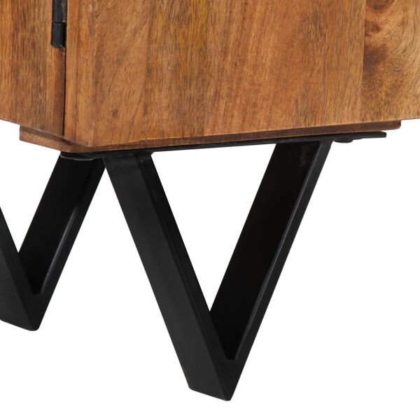 vidaXL Έπιπλο Τηλεόρασης 140 x 30 x 46 εκ. από Μασίφ Ξύλο Μάνγκο