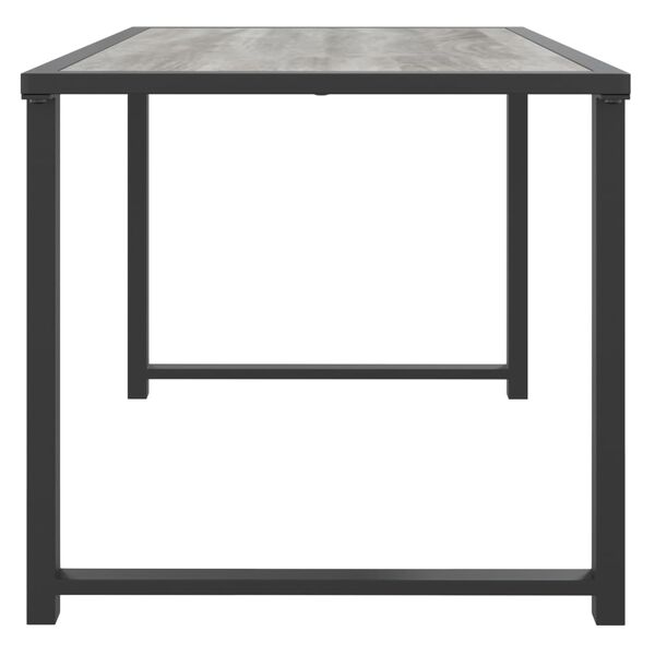 vidaXL Τραπέζι Κήπου Ανθρακί 55 x 40 x 37 εκ. Ατσάλινο