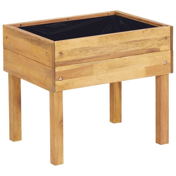 vidaXL Ζαρντινιέρα Υπερυψωμένη 50 x 40 x 45 εκ. από Μασίφ Ξύλο Ακακίας