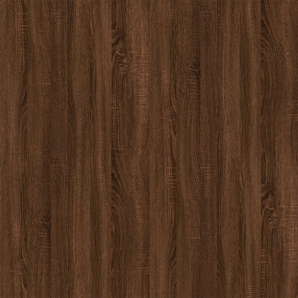 vidaXL Έπιπλο Τηλεόρασης Επιτοίχιο Καφέ Δρυς 57x34,5x40 εκ.