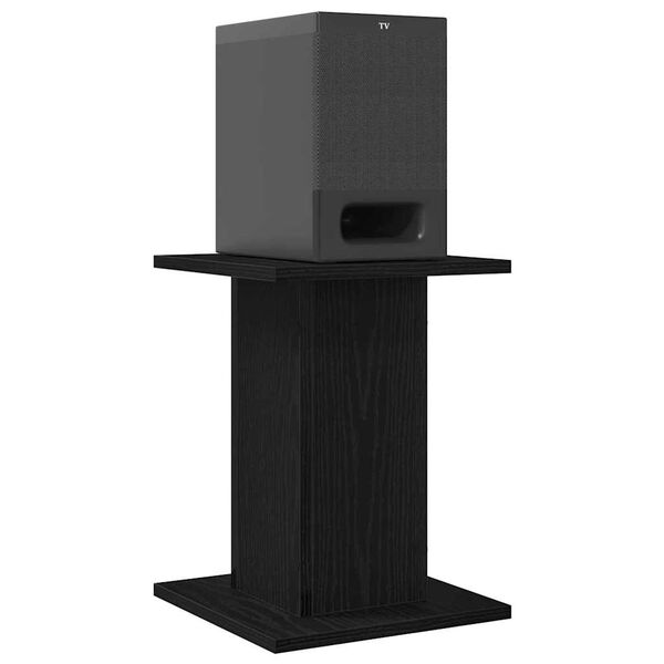 vidaXL Βάσεις Ηχείων 2 pcs Μαύρη δρυς 30 x 30 x 40 cm