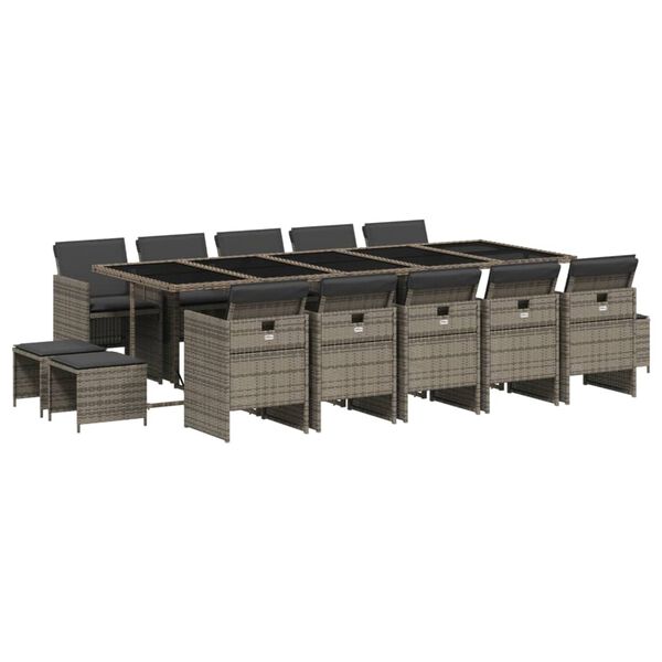 vidaXL &Sigma;&epsilon;&tau; &Tau;&rho;&alpha;&pi;&epsilon;&zeta;&alpha;&rho;ί&alpha;&sigmaf; &Kappa;ή&pi;&omicron;&upsilon; 15 &tau;&epsilon;&mu;. &Gamma;&kappa;&rho;&iota; &Sigma;&upsilon;&nu;&theta;&epsilon;&tau;&iota;&kappa;ό &Rho;&alpha;&tau;ά&nu; &mu;&epsilon; &Mu;&alpha;&xi;&iota;&lambda;ά&rho;&iota;&alpha;