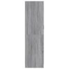 vidaXL Ντουλάπα Γκρι Sonoma 82,5x51,5x180 εκ. από Επεξεργασμένο Ξύλο