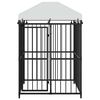 vidaXL Κλουβί Σκύλου Εξωτερικού Χώρου 120 x 120 x 150 εκ. με Στέγαστρο