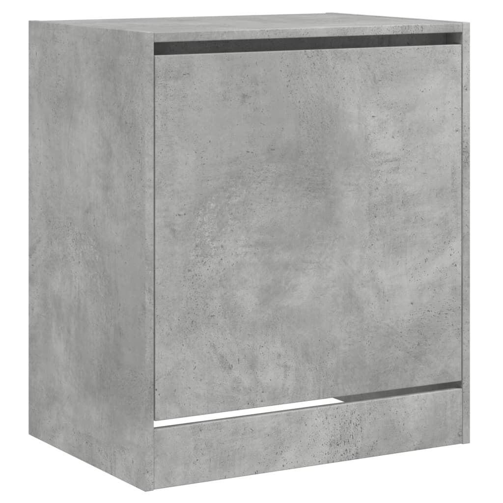 vidaXL Παπουτσοθήκη Γκρι Σκυροδέματος 60x42x69 εκ. Επεξεργασμένο Ξύλο