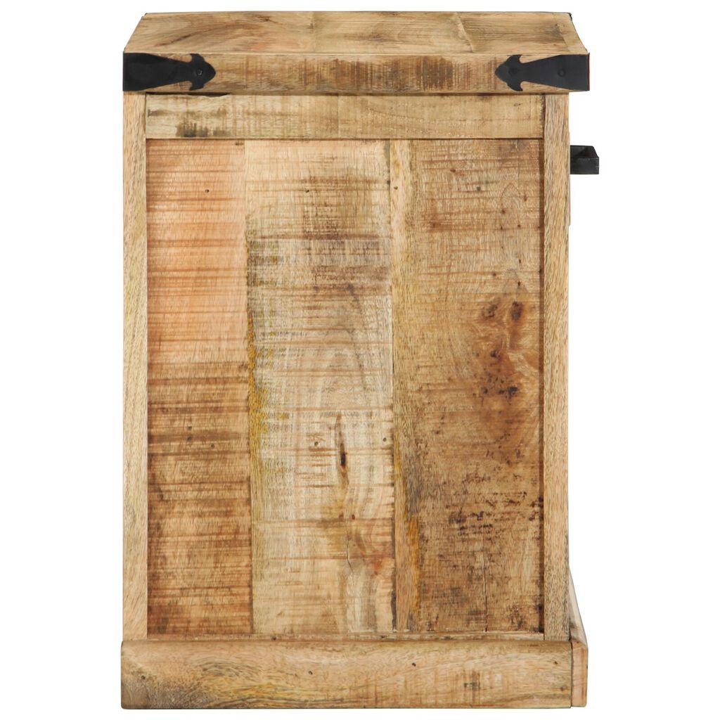 vidaXL Πάγκος για Παπούτσια 110x35x50 cm Μασίφ Ξύλο Μάνγκο