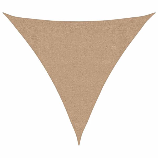 vidaXL Πανί Σκίασης Taupe 3,6 x 3,6 x 3,6 μ. από HDPE 160 γρ./μ²