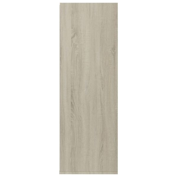 vidaXL Παπουτσοθήκη Sonoma Δρυς 54x34x100,5 εκ. από Επεξεργασμένο Ξύλο